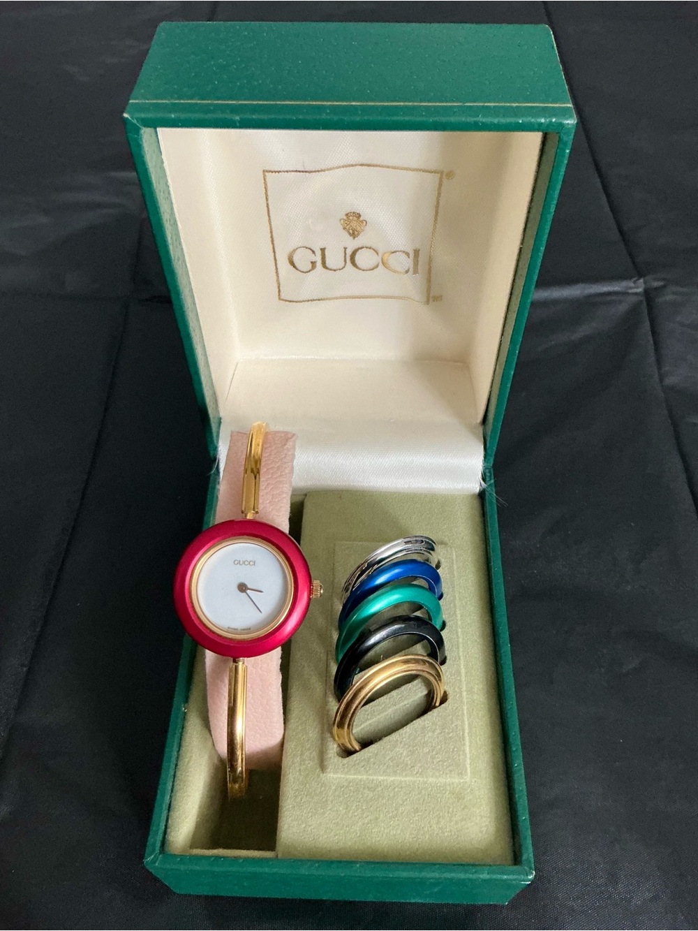 Authentic GUCCI bangle watch set ππ - Picture 7 of 16